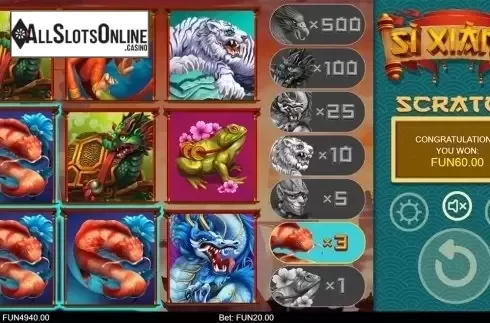 Game workflow 2. Si-Xiang Scratch from IronDog