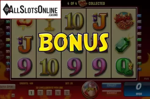 Screen5. Sinful Spins from Amaya