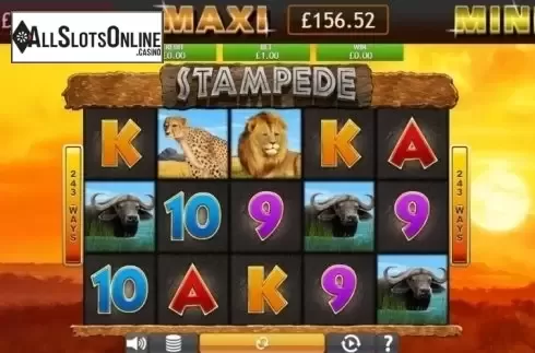 Reel Screen. Stampede Jackpot from Eyecon