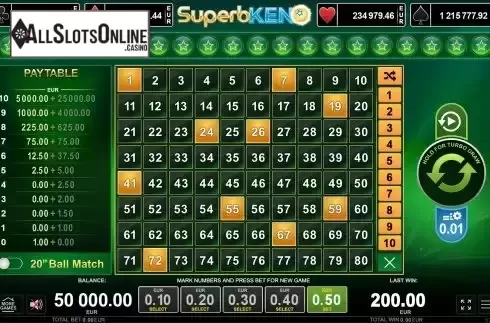 Game screen