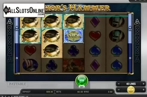Screen 2. Thor's Hammer from Bally Wulff