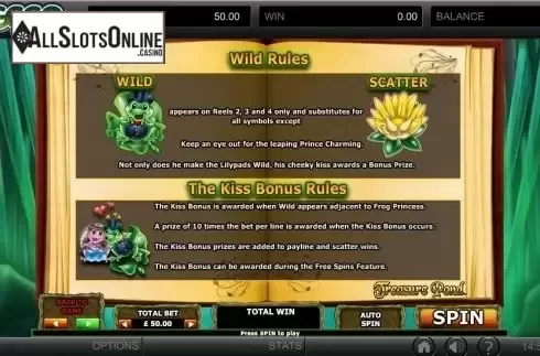 Paytable 3. Treasure Pond from GECO Gaming
