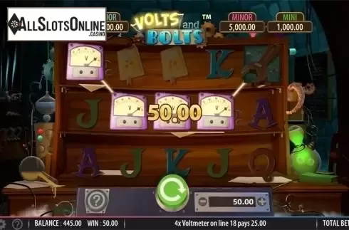 Win screen. Volts and Bolts from SG