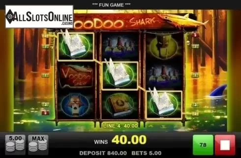 Win Screen 2. Voodoo Shark from Merkur