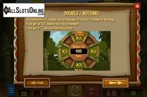 Paytable 4. Wild Africa from MGA