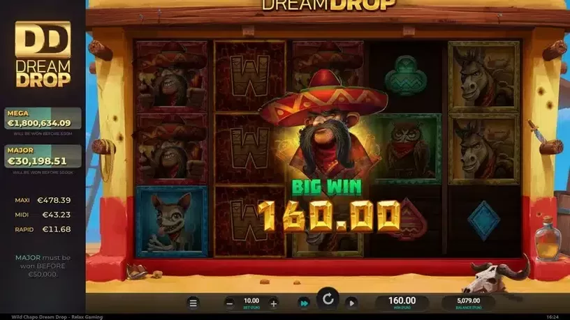 Wild Chapo Dream Drop slot screenshot 4