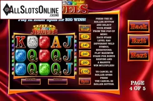 Screen6. Wild Jewels from Betdigital