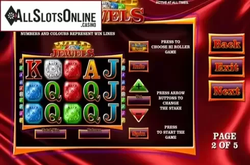 Screen4. Wild Jewels from Betdigital