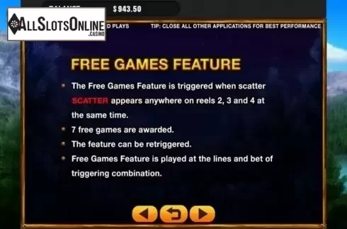 Game Screen. Wilderness from GMW