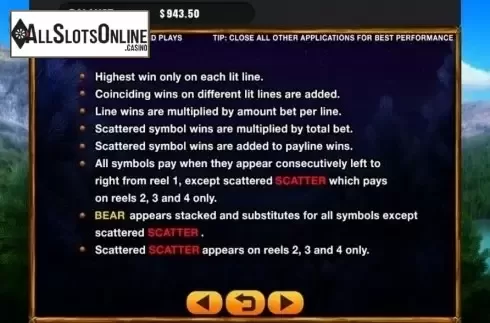 Game Rules. Wilderness from GMW