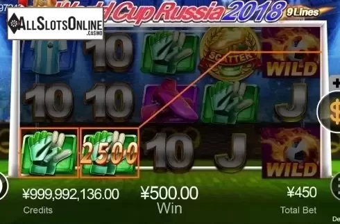 Win Screen. World Cup Russia 2018 from CQ9Gaming
