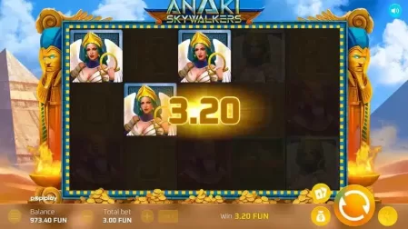 Anaki Skywalkers slot screenshot 2