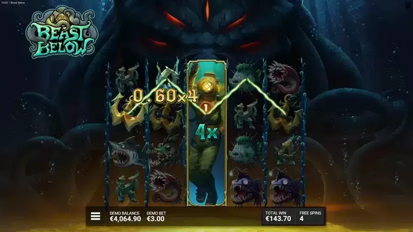 Beast Below slot screenshot 6