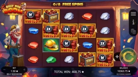 Billy Bob Boom slot screenshot 5