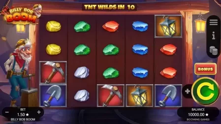Billy Bob Boom slot screenshot 1