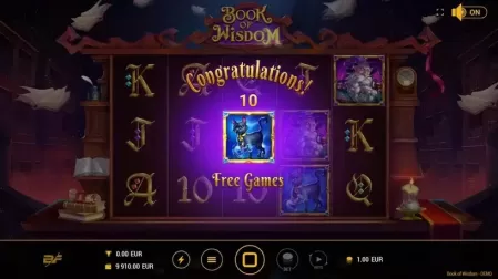 Book of Wisdom slot screenshot 2