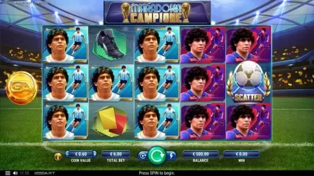 Diego Maradona Campione slot screenshot 1