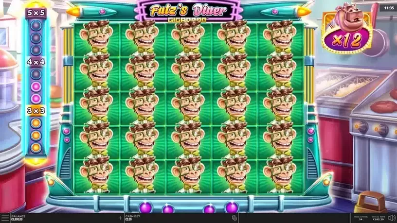Fatz’s Diner slot screenshot 7