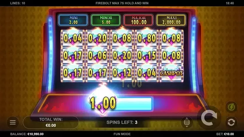 Firebolt Max 7s slot screenshot 4