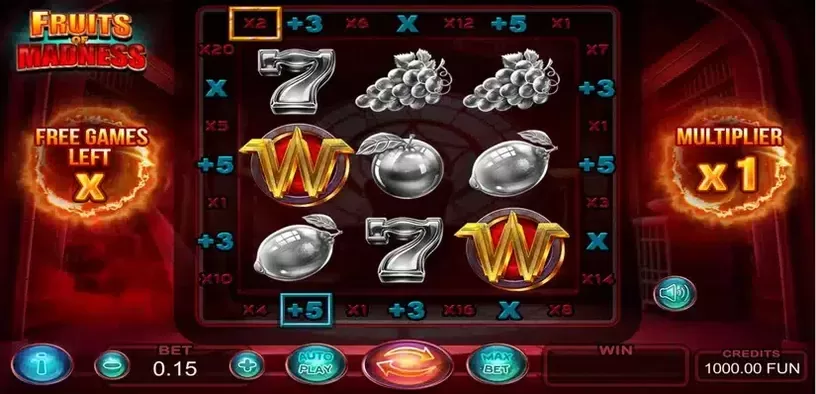Fruits Of Madness slot screenshot