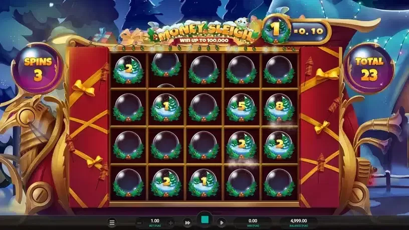 Money Sleigh slot screenshot 2