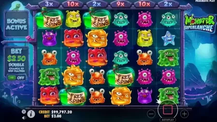 Monster Superlanche slot screenshot 3