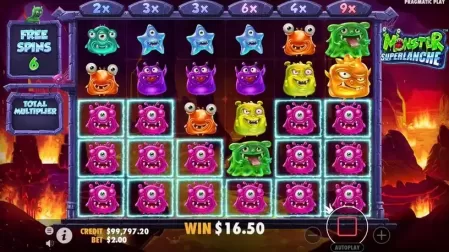 Monster Superlanche slot screenshot 6