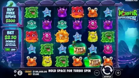 Monster Superlanche slot screenshot 1