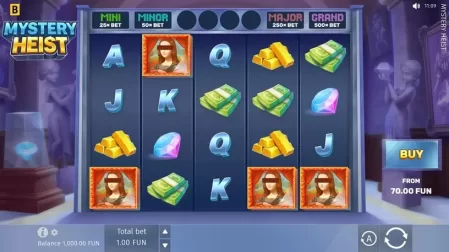 Mystery Heist slot screenshot 1