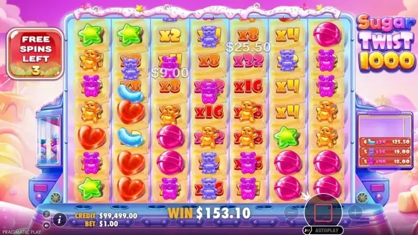 Sugar Twist 1000 slot screenshot 