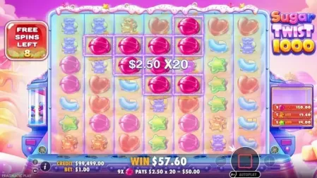 Sugar Twist 1000 slot screenshot 4