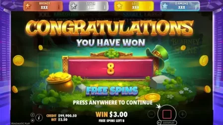 The Blarney Stone slot screenshot 5