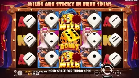 The Dog House Dice Show slot screenshot 1