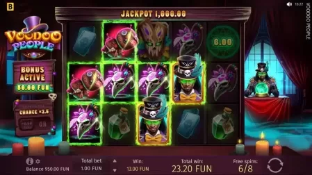 Voodoo People slot screenshot 5
