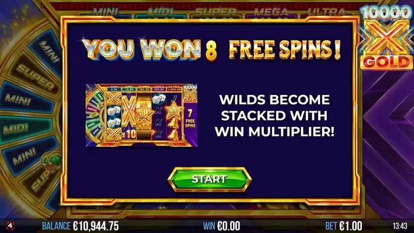 10000x Gold slot screenshot 5