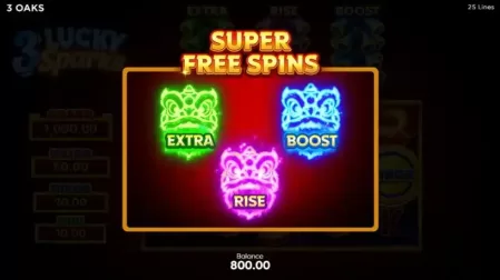 3 Lucky Sparks slot screenshot 2