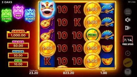 3 Lucky Sparks slot screenshot 3