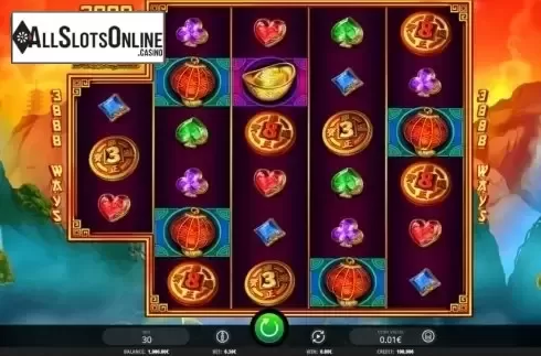 Reel Screen. 3888 Ways of the Dragon from iSoftBet