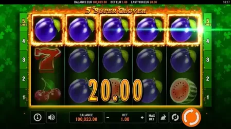 5 Super Clover slot screenshot 5