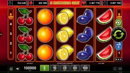 5 Dazzling Hot slot screenshot 1
