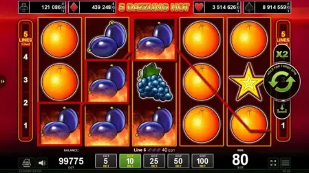 5 Dazzling Hot slot screenshot 4