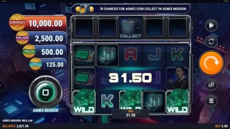 Agnes Mission: Wild Lab slot screenshot 2