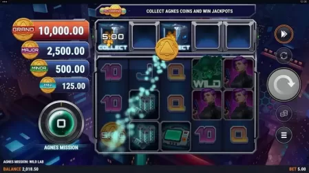 Agnes Mission: Wild Lab slot screenshot 4