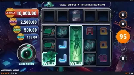 Agnes Mission: Wild Lab slot screenshot 5