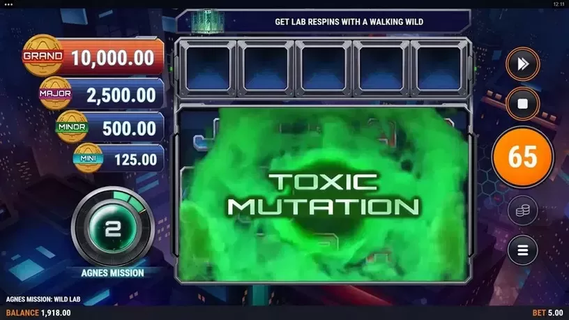 Agnes Mission: Wild Lab slot screenshot 3