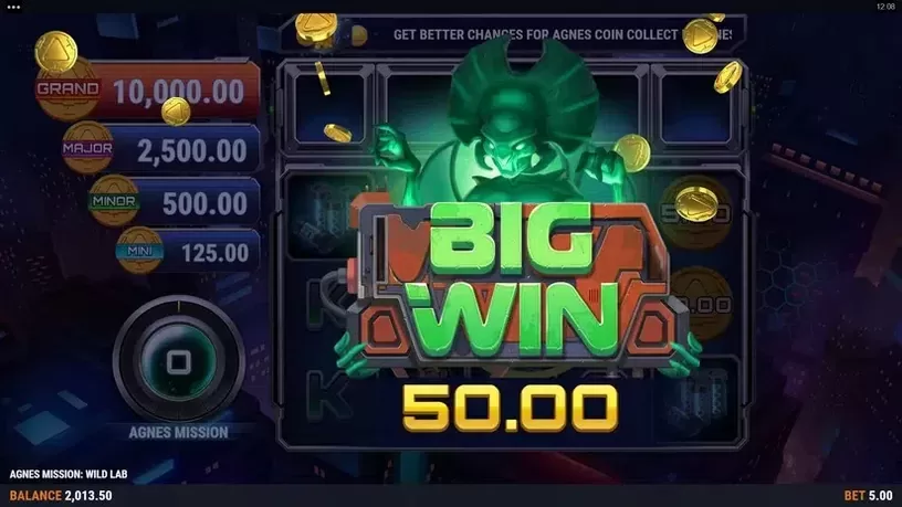 Agnes Mission: Wild Lab slot screenshot 6