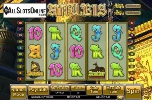 Reel Screen. Anubis (Aiwin Games) from Aiwin Games