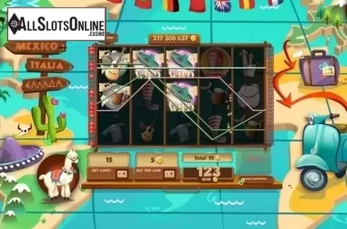 Win Screen. Around the World (Red Rake) from Red Rake