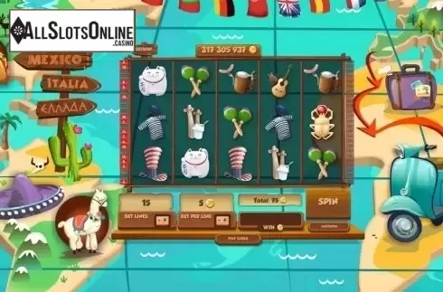 Game Workflow screen. Around the World (Red Rake) from Red Rake