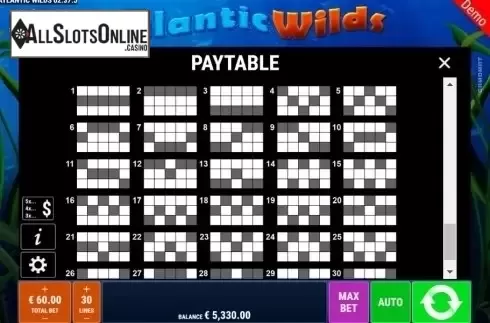 Paylines 1. Atlantic Wilds from Gamomat